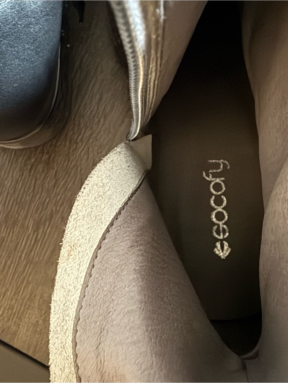Socofy Ankle Boots with Brown Rose Accent - Picture 2 of 3